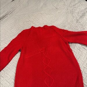 Karl Lagerfeld Vibrant Red Knit Dress